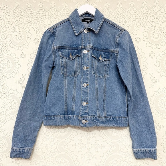 Hudson Jeans Trucker Denim Jacket - Picture 1 of 10